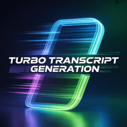 Cover art for Turbo Transcript Generation